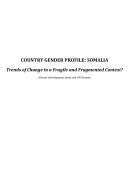 Somalia gender profile