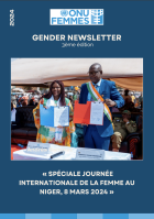  UN Women Niger Gender Newsletter 3ème édition  