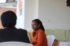 Marleine Kubwayo interviewe Marguerite Bukuru. Credit photo: UN Women Burundi