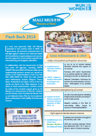 UN Women Mali January to March 2015 newsletter cover
