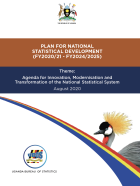PLAN FOR NATIONAL STATISTICAL DEVELOPMENT (FY2020/21 - FY2024/2025)