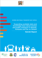 Statistical evidence of women’s use and experience of public transport in Nairobi